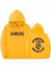 2025 Spring SAMCRO Couple Printed Fleece-Lined Hoodie Sweatshirt