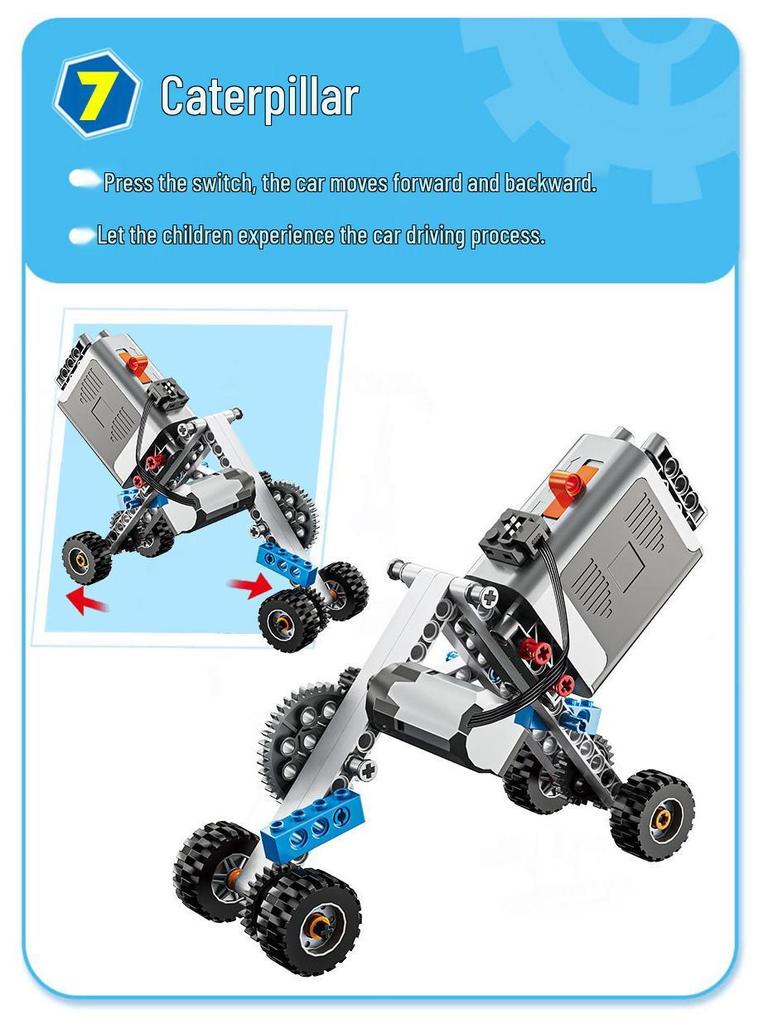 Lego-Compatible Programming Robot with Technic Building Blocks for Educational Play
