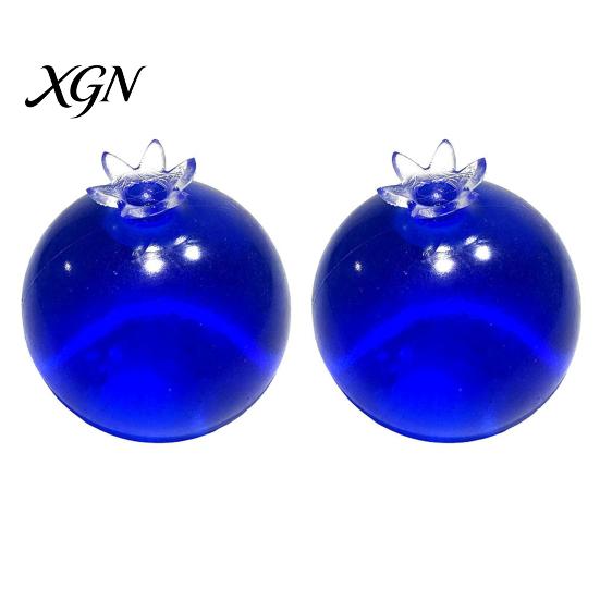 Decorative Stress Reliever Blueberry Ball, Soft TPR Fidget Squeeze Toy with Travel Ball Smooth Fluid, High Elastic Decompression for