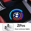For BMW M 2026 New 2Pcs LED Door Logo Welcome Projector Light & Car Stickers Auto Parts Fit BMW M G80 G06 G07 G42 G14 G15 G16 F82 F20 Vehicle Decor y5