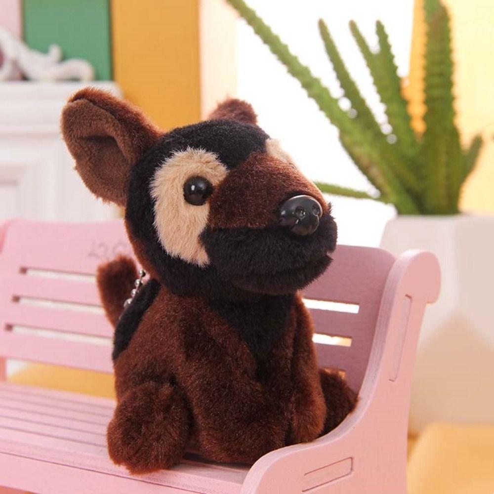 Bag Charm Puppy Plush Keychain Decoration Dog Plush Doll Jewelry Gift Dog Pendant Backpack