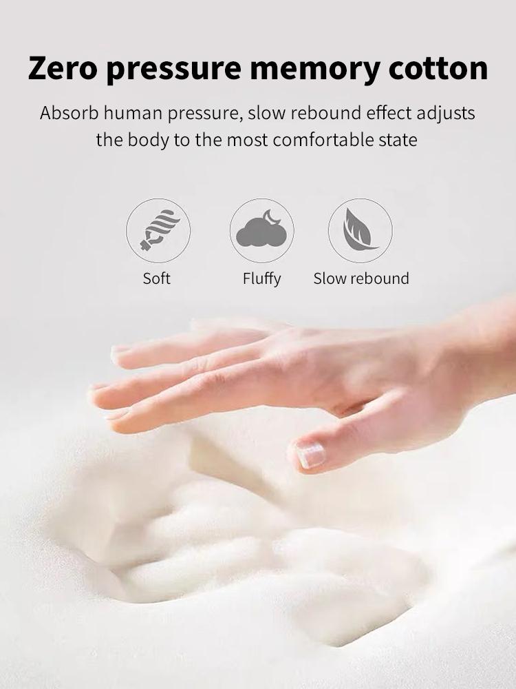 Soft Feather Velvet Pillow Sleeping Neck Pain Relief Help Sleep Relaxing Cervical Orthopedic Pillows