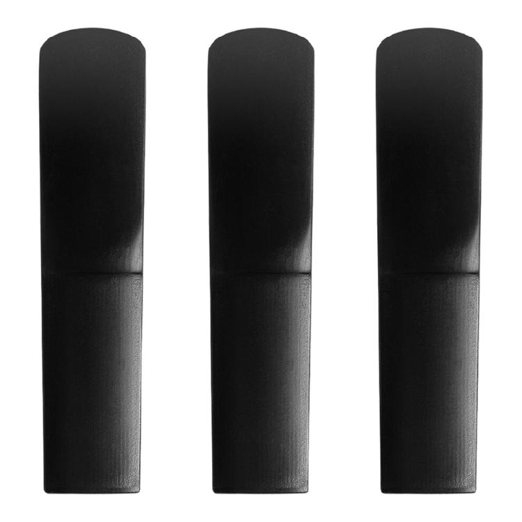 

3PCS Set Synthetic Resin Clarinet Reed with Enhanced Toughness Safe Saxophone Stalk Resin Texture for Extended Use