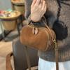 Bag new women's bag summer shoulder handbag versatile fashion matte suede retro messenger bag