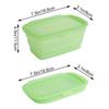 Silicone Folding Storage Box With Lid, Fruit And Vegetable Storage Box, Lunch Box, Scalable