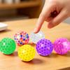3.5cm Colorful Bead Filled Stress Relief Sensory Ball, Soft Calming Toy For Kids & Adults