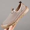 New Men's Doudou Shoes Hollow Mesh Casual Shoes Breathable Hand-stitched Driving Shoes Men's Daily Versatile Single Shoes