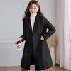 Long Woolen Suit Cashmere Coat for Women, Autumn Women's Woolen Coat for Women