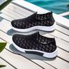 Summercloth Shoes Women's Mesh Mother Shoes Breathable Casual Shoes Soft Sole Non-slip Mesh Shoes Flat Heel One Pedal