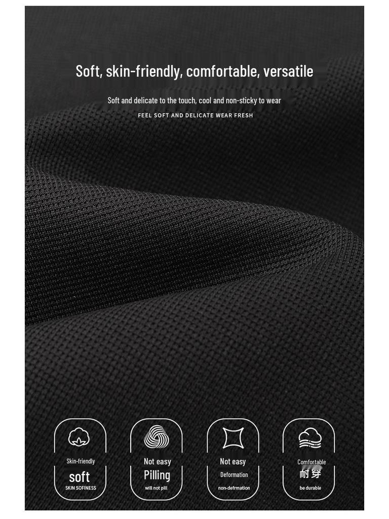 Men's Trendy Retro Long Sleeve Solid Color Polo Hoodie