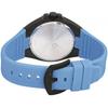 Swiss Alpine Military Typhoon Silicone Strap Light Blue Dial Quartz 7006.1871 100M Men's Watch
