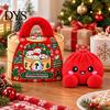 Plush Dumpling Decor Christmas Squeeze Toy, Steamed Bun Plushie for Stress Toy Relief, Stuffed Fidget Party Favors Sensory