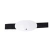Lumbar Massager EMS Pulse Heating Waist Body Slimming Massage Belt Abdominal Massager White