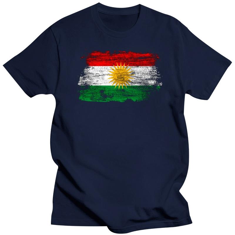

Футболка с курдским флагом Kurdistan Nation, креативная однотонная футболка с круглым воротником и графическим рисунком для мужчин, футболки, повседневные фотографии M