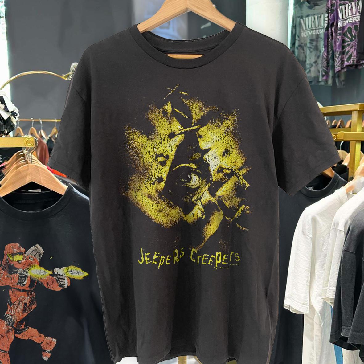 2001 Jeepers Creepers Rare T-Shirt Black S 2XL