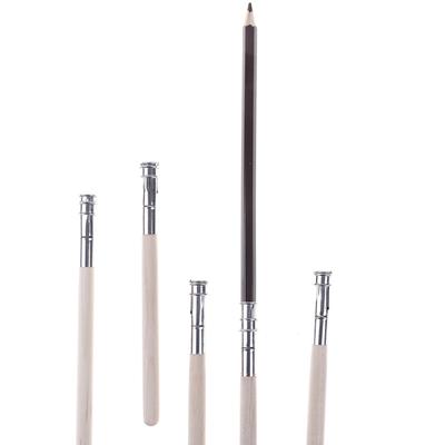 5Pcs Pencil Painting Extender Adjustable Wooden Lengthener Holder Drawing Tool