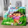 Dora Explorer Blanket Soft & Cozy Suitable for Chair Picnics Office Chair for All Occasions Modern Suitable for Gifting Relatives and Friends