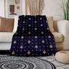 Iris Emblem Muster Decke Königliche Blume und Krone Flanell Decke Sofa Schlafzimmer Dekorative Decke