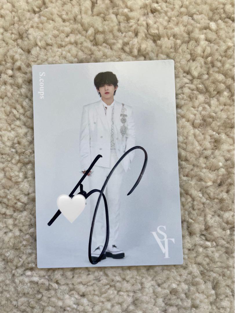 

[USED] SVT autographed trading card S.Coups