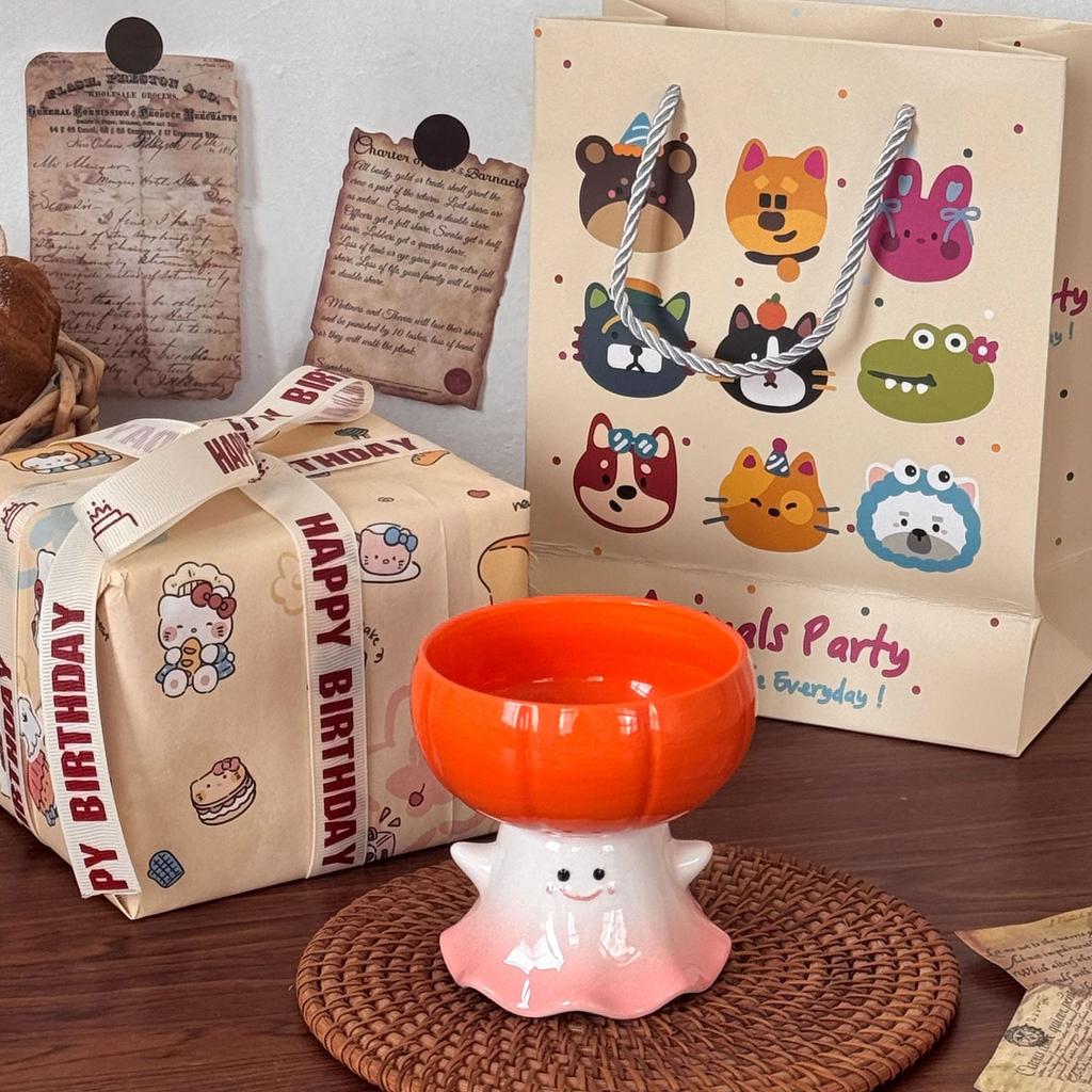Creative funny birthday gift cute ghost goblet couple ceramic mug girlfriend practical souvenir box