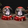 Christmas Crystals Balls Decor Bedside Desk Ornament Lights Bedroom Colorful Light Resin Night Light Christmas Decoration Gifts