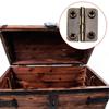 60 Pieces 300pcs Screws Mini Hinges Bronze Retro Hinges Tiny Hinges  for Dollhouse Door Crafts Box