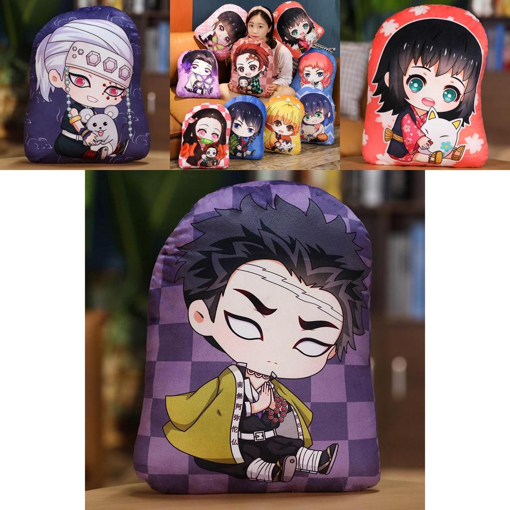 Anime Demon Slayer Kimetsu No Yaiba Plüschkissen Anhänger Stofftier Perfekt für Sammlung und Dekoration