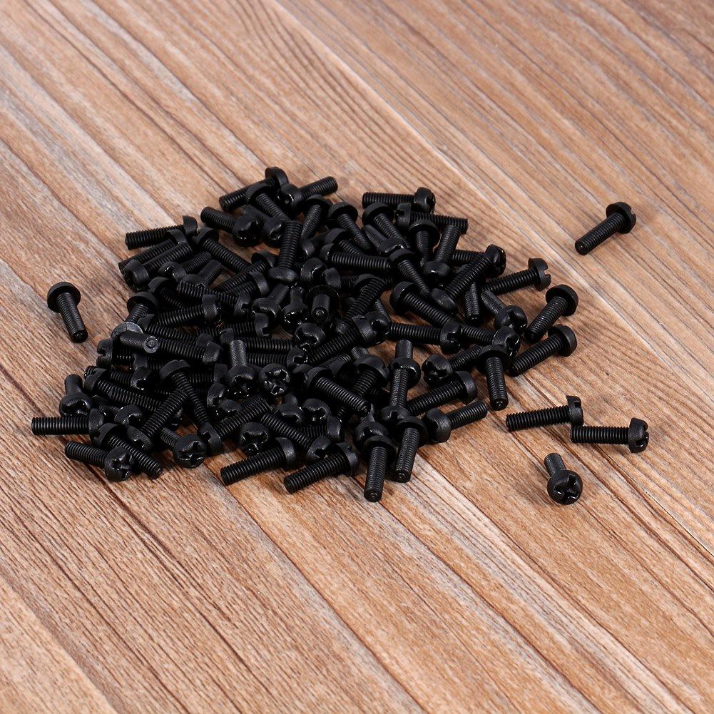 100pcs M2 M3 M4 Plastic Nylon Hex Male Female Female Spacer Round Head Screw Nut