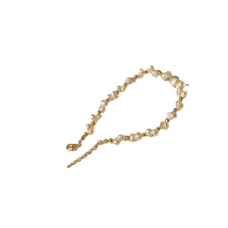 Freshwater Pearl Woven Bracelet, Special-shaped Pearl Bracelet, Beaded Bracelet