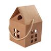 Große Hausförmige Geschenkboxen mit Griff 1 7 7 Zoll Große Feiertagsbox, Geschenk für Immobilienmakler Hausförmige Tasche Weihnachtsdekorationen Karton
