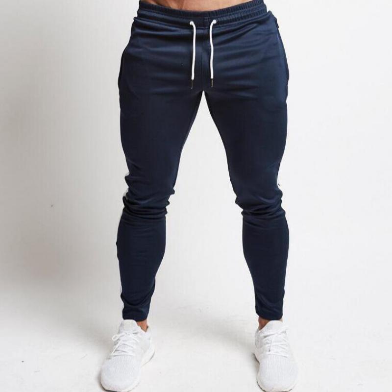 New men's outdoor sports casual slim-fit gym pants, men's long pants with tapered cuffs