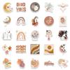 50 Bohemian Style Graffiti Stickers for Decorating Suitcase Notebook Waterproof Stickers