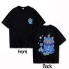 Round Neck Boys Girls T-shirt Cute KPOP Demon Hunter Tiger Derpy Parent-child Girls Short-sleeved Comfortable Adult Top