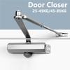 Automatic Door Closer Spring Hydraulic Buffer Door Stopper Adjustable Speed Door Closing Equipment For 25 To 80KG Door Hardware