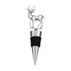 Deer Snowflake Tree Shape Christmas Wine Stopper Zinc Alloy Gold/Silver Wine Bottle Sealer Sealed Decorative Wine Cork