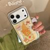 Suitable for Apple IPhone 17 Pro Max, 16-inch Gold-plated Yellow Star and Puppy IPhone 15 Electroplated Cartoon High-quality Protective Case