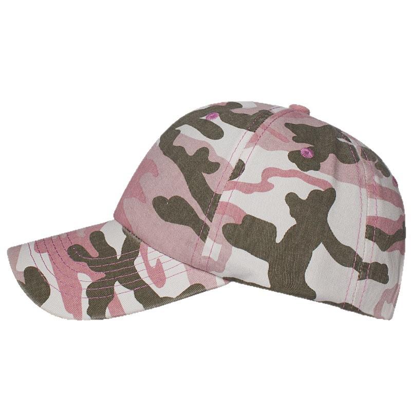 New Cotton Washed Denim Camouflage Curved Brim Baseball Cap Spring and Summer Men's and Women's Fashion Trend with a Cap