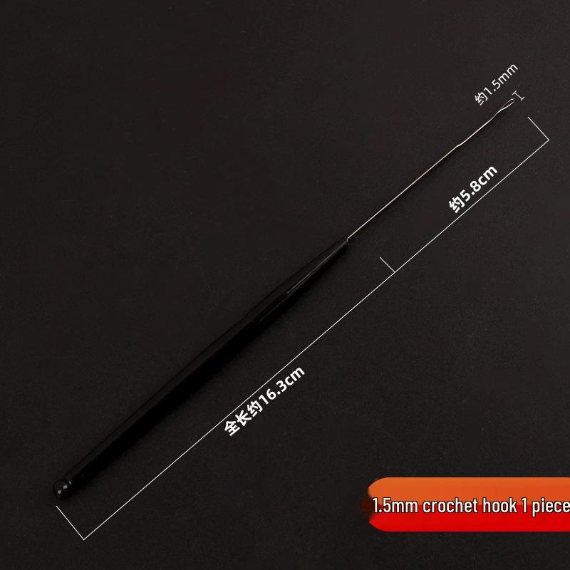 Handmade Crochet Wig Hook & Wool Yarn Repair Tools with Stainless Steel Needles