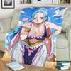 Ideal for Picnics Travel Beds and Sofas "ONE PIECE" Print Blanket Soft Warm Flannel Blanket for Home Bedrooms