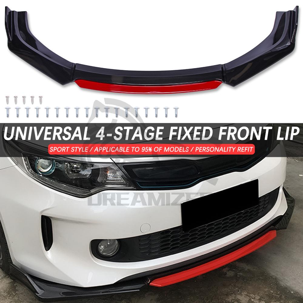Front Bumper Lip Auto Chin Spoiler Splitter Diffuser Body Kit Trim Spoiler Air Dam For Toyota Corolla Hatchback 1973-2016