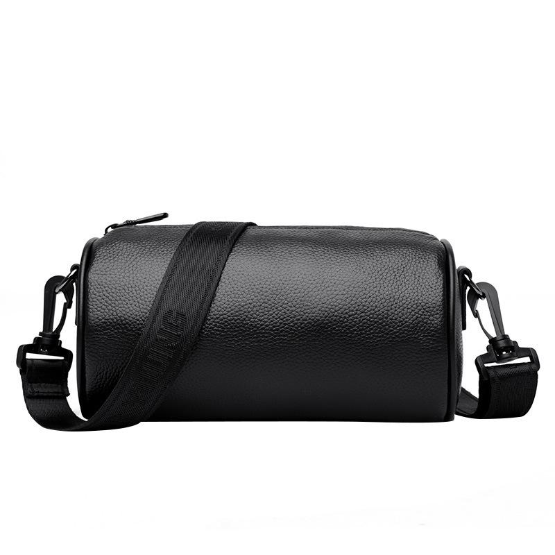 Genuine Cowhide Pillow Shoulder Bag for Women