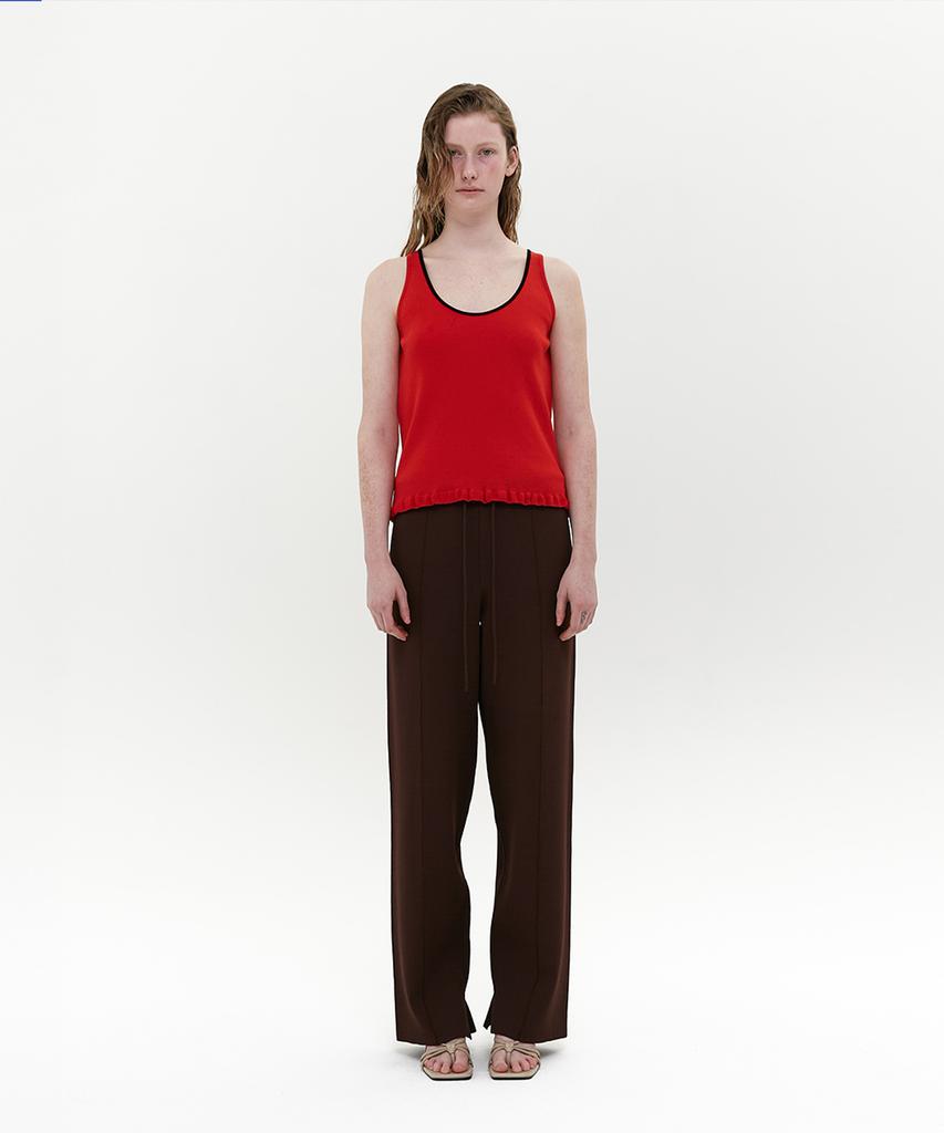 MAGGIE Frill Sleeveless (Red)
