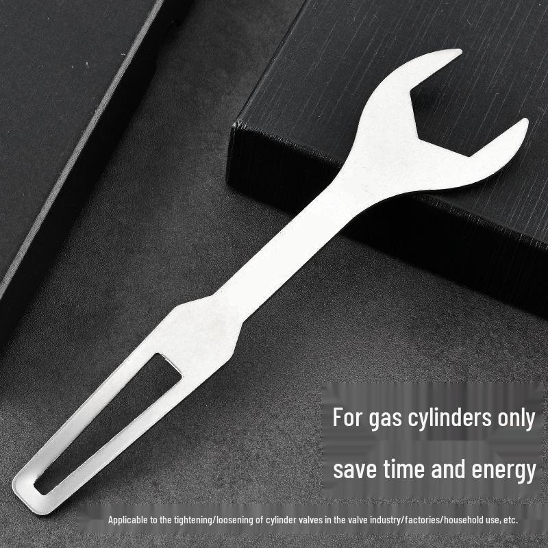 Universal Multi-Functional Wrench for CO2, O2, and Argon Cylinder Valves with Thickened Pressure Reducer
