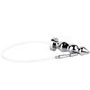 Male Stainless Steel Prostate Massager Sounding Gay Bead-Style Anal Plug with Penis Sound Urethral Anal Insertion Toy