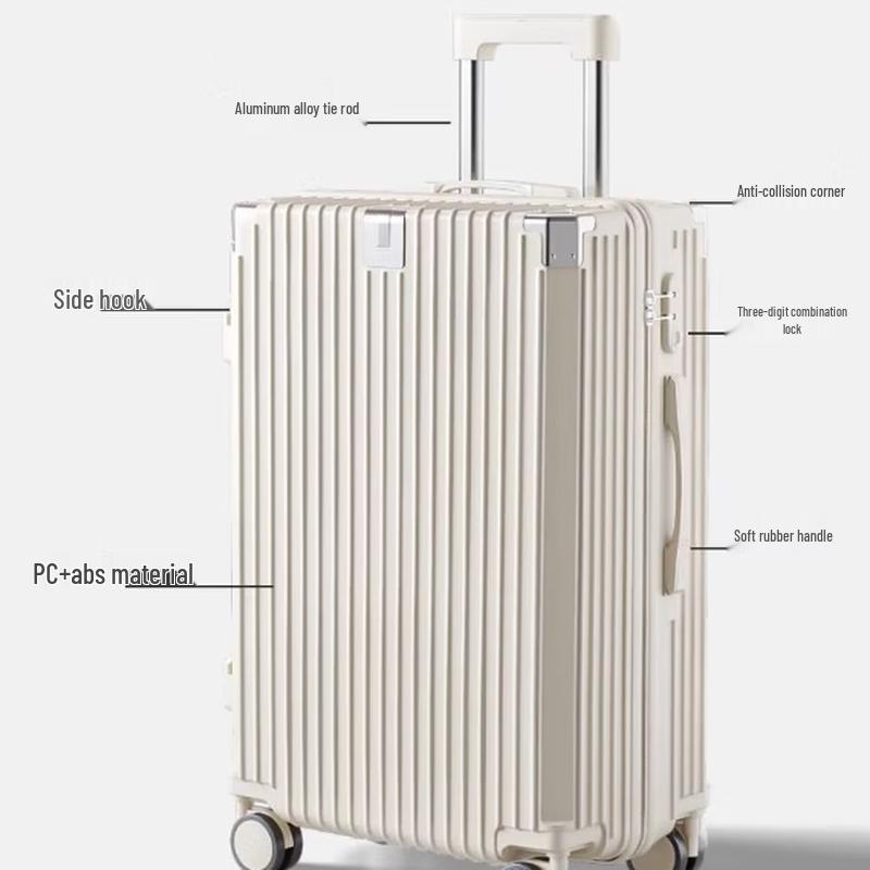 BARACKJIE 20-inch Aluminum Frame Hardshell Suitcase
