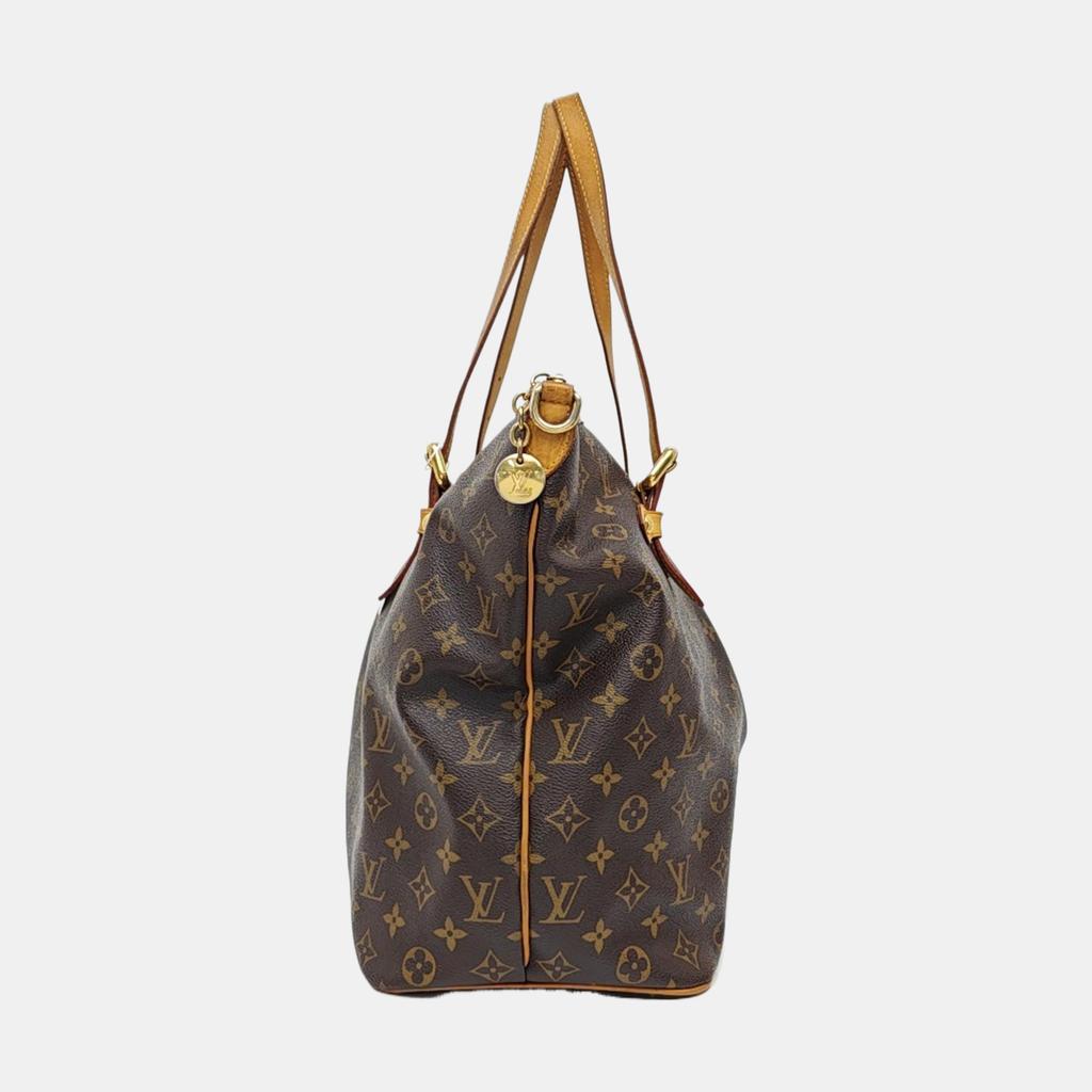 [Pre-Owned] Palermo Large Brown Coated Canvas Monogram Shoulder Bag - Fair #14VABP3