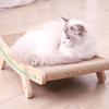 Cat Scratcher Pad Interactive Play Toy Grinding Claw Scraper for Kitty 43.5cmx25cm