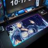 esdeath Mouse Pad RGB Gaming Mousepad Big LED Pad PC Desk Mat Luminous Mouse Pad Large Keyboard Mats Table Rug With Backlit