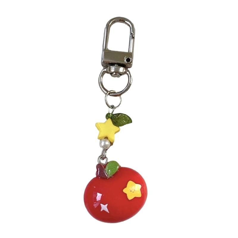 Fashionable Lovely Apples Charm Phone Strap Symbolizing Good Luck and Happiness Accessory for Fashion Enthusiasts