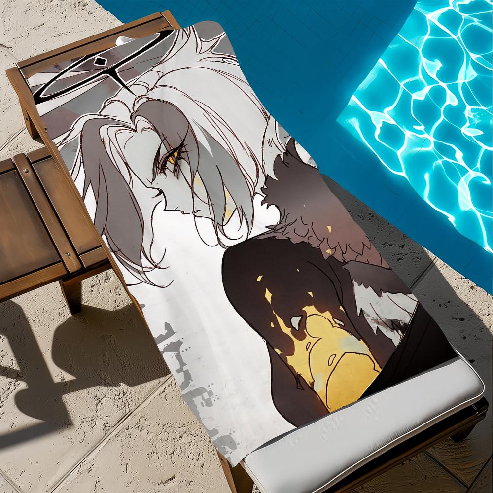 

Anime Lute cute H-hazbin Towel Beach Quick Dry Soft H-hotel Pool Towels Gift for Travel Gym Shower Camping sports W30*H60(CM)